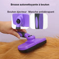 Kit de toilettage 9 pièces pour chien, brosse autonettoyante à bouton utilisée sur un pelage roux