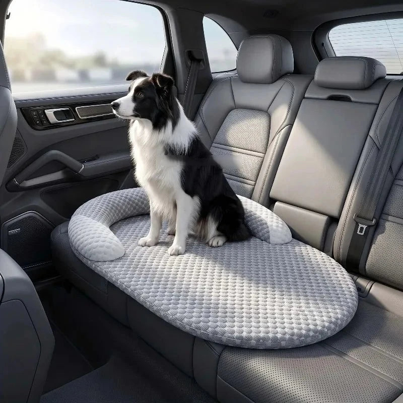 Coussin rafraîchissant en soie glacée pour chien et chat, photo du produit