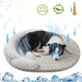 Coussin rafraîchissant en soie glacée pour chien et chat, photo du produit